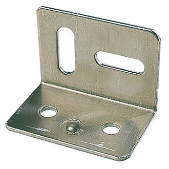 1 1/2 Inch Zinc Plated Stretcher Plates - 4 Pack - Image 2