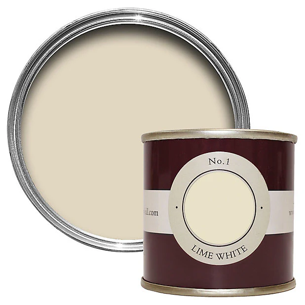Farrow & Ball 100ml Sample Pot Lime White No.1