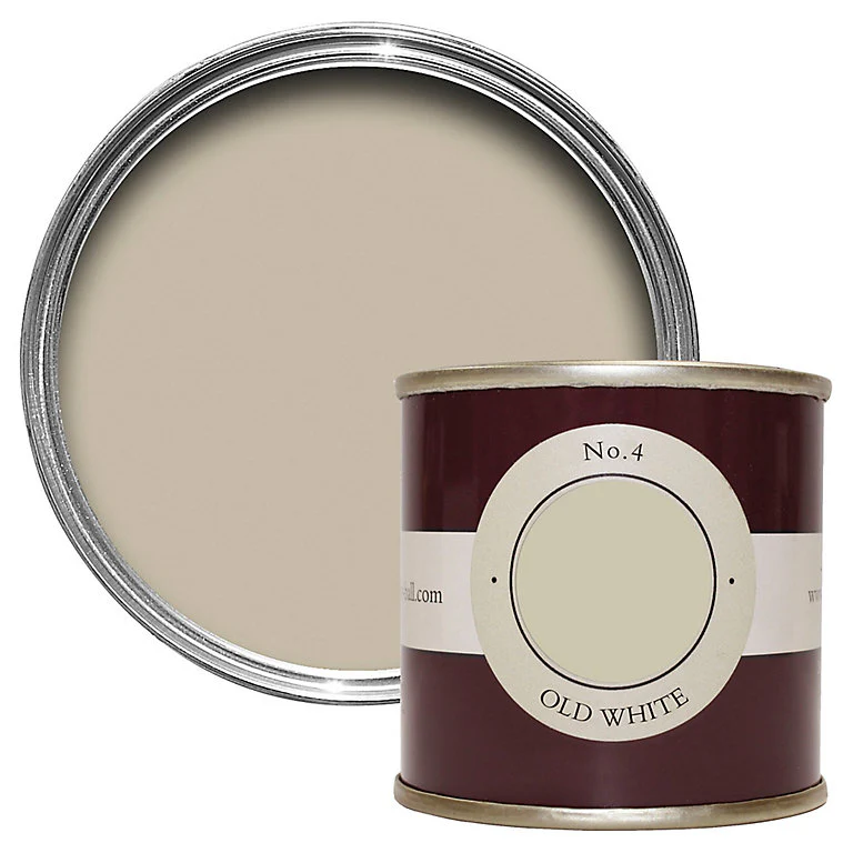 Farrow & Ball 100ml Sample Pot Old White No.4