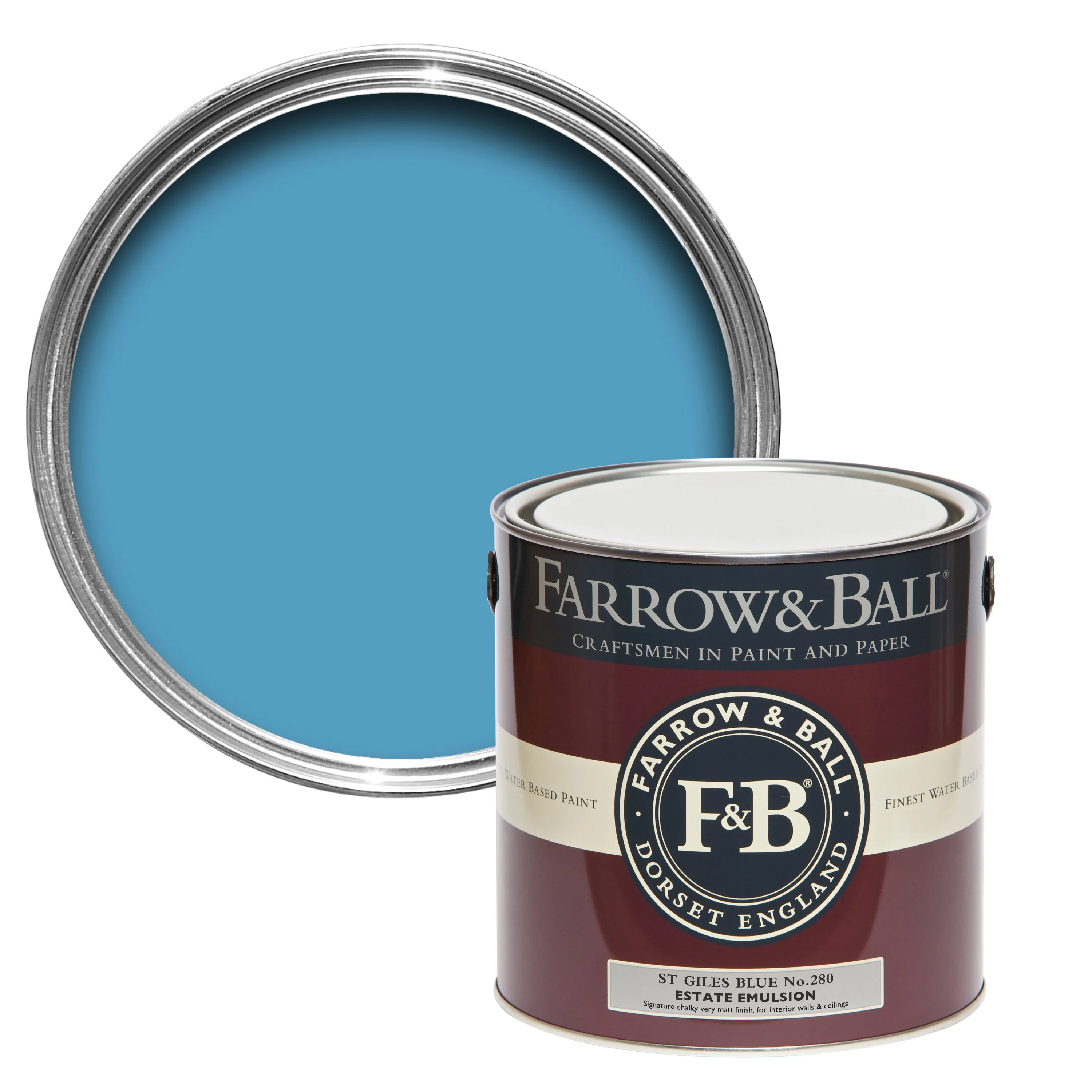 Farrow & Ball 100ml Sample Pot St Giless Blue No.271