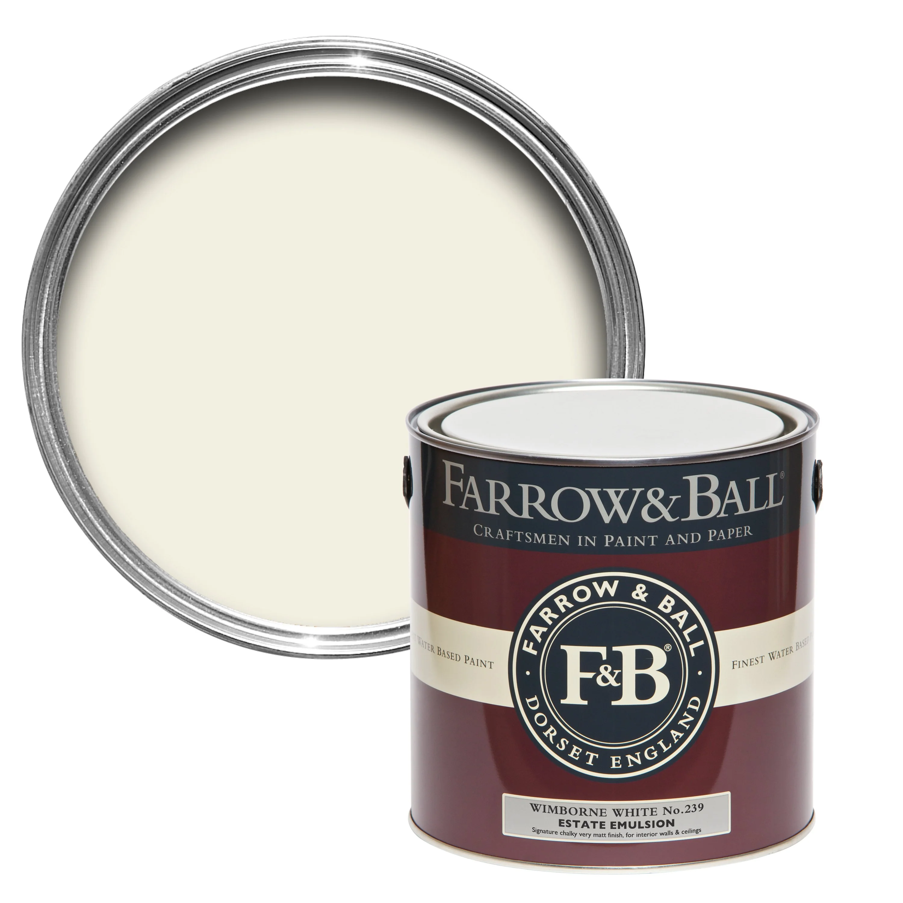 Farrow & Ball 100ml Sample Pot Wimborne White No.239