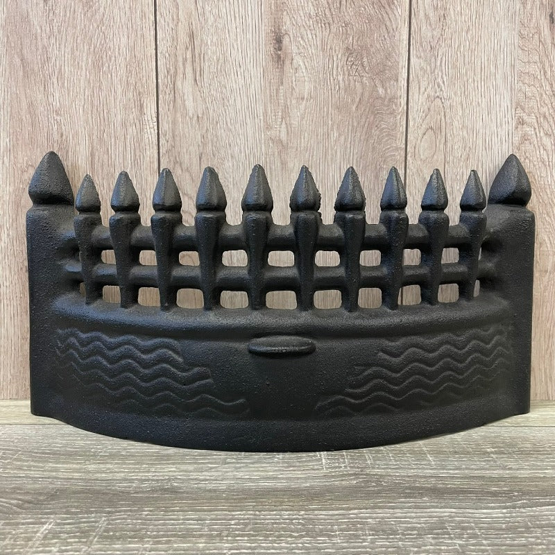 Matt Black 16 Inch Cast Iron Round Fire Front Fret - Image 3