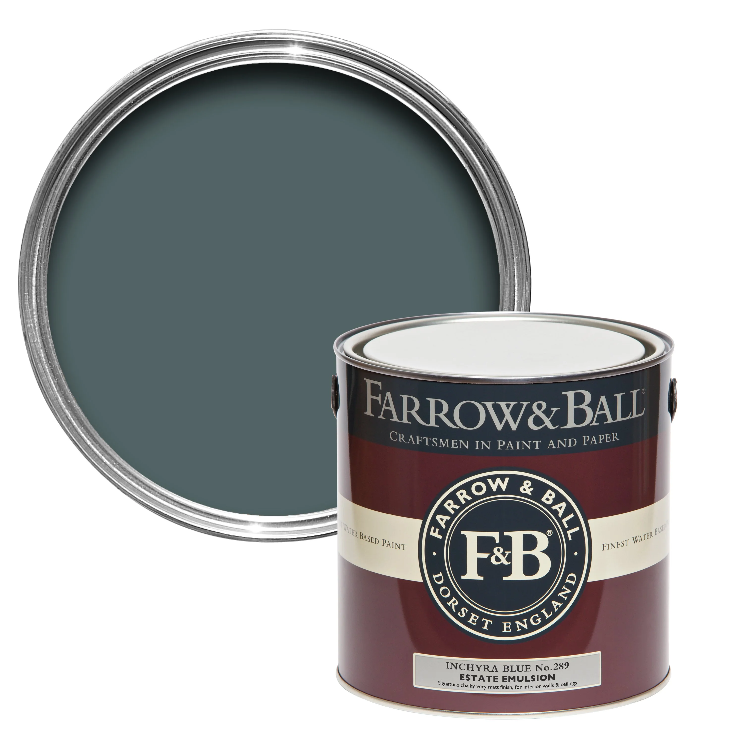 Farrow & Ball 2.5L Estate Eggshell Inchyra Blue No.289