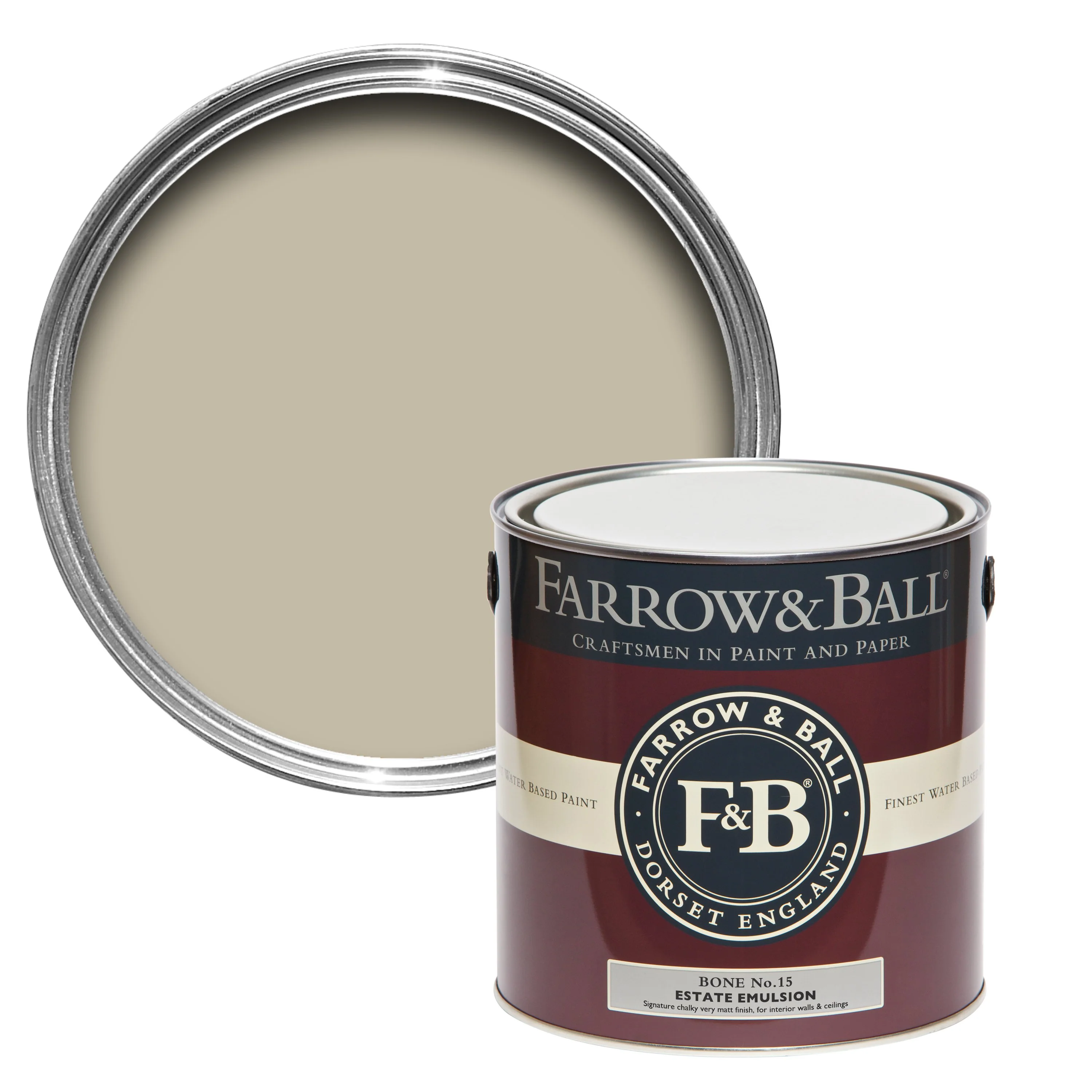 Farrow & Ball 2.5L Exterior Eggshell Bone No.15