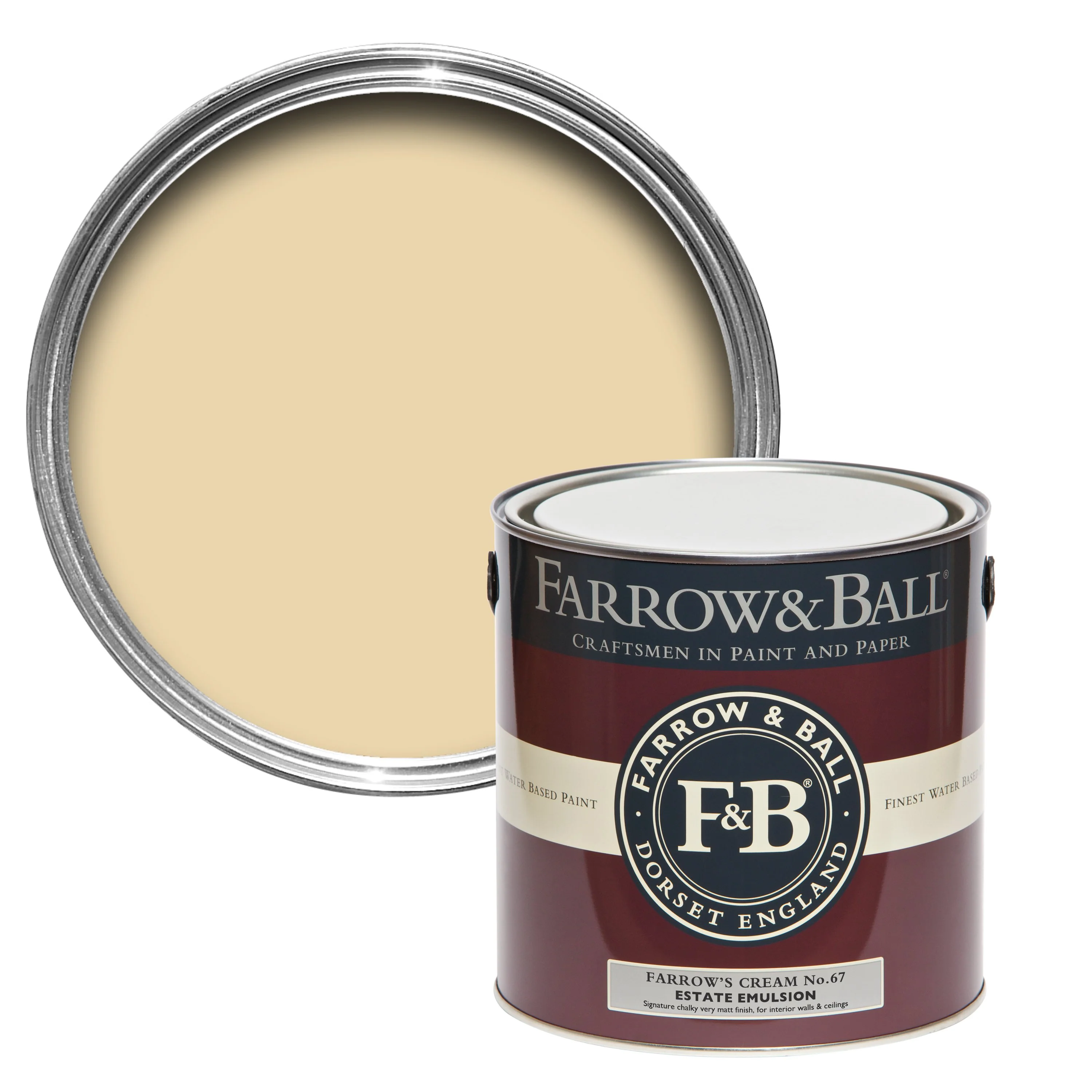 Farrow & Ball 2.5L Modern Emulsion Farrows Cream No.67