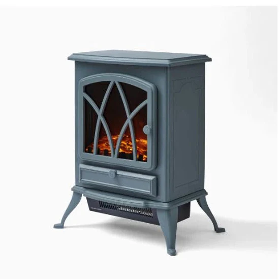 2KW Stirling Electric Stove Fire Grey