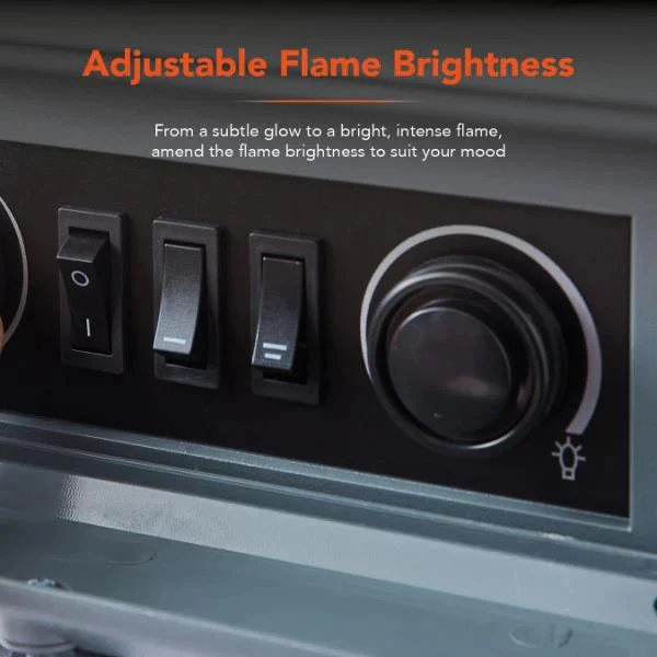 2KW Stirling Electric Stove Fire Grey - Image 10