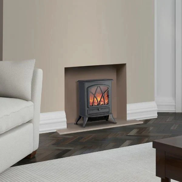 2KW Stirling Electric Stove Fire Grey - Image 8