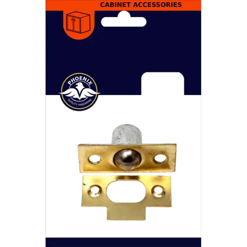 3/4" Bales Door Catch Brass - 1 Pack