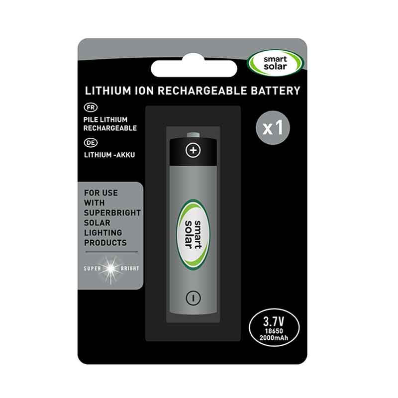 3.7V li-ion 18650 2000mAh Rechargeable Battery
