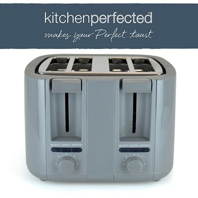 KitchenPerfected 4 Slice extra-wide slot Toaster - Anthracite Grey - Image 5