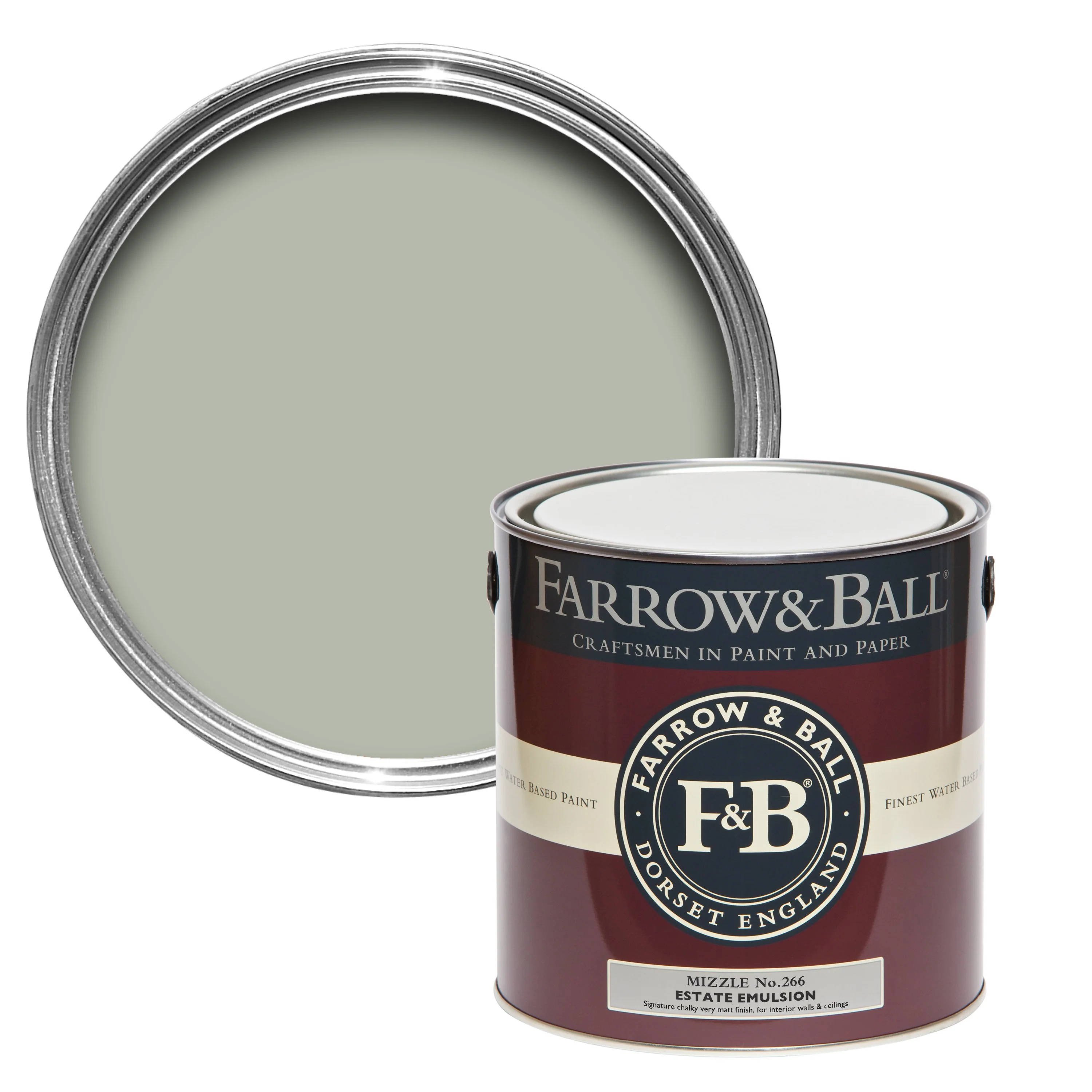 Farrow & Ball 5L Estate Eggshell Mizzle No.266