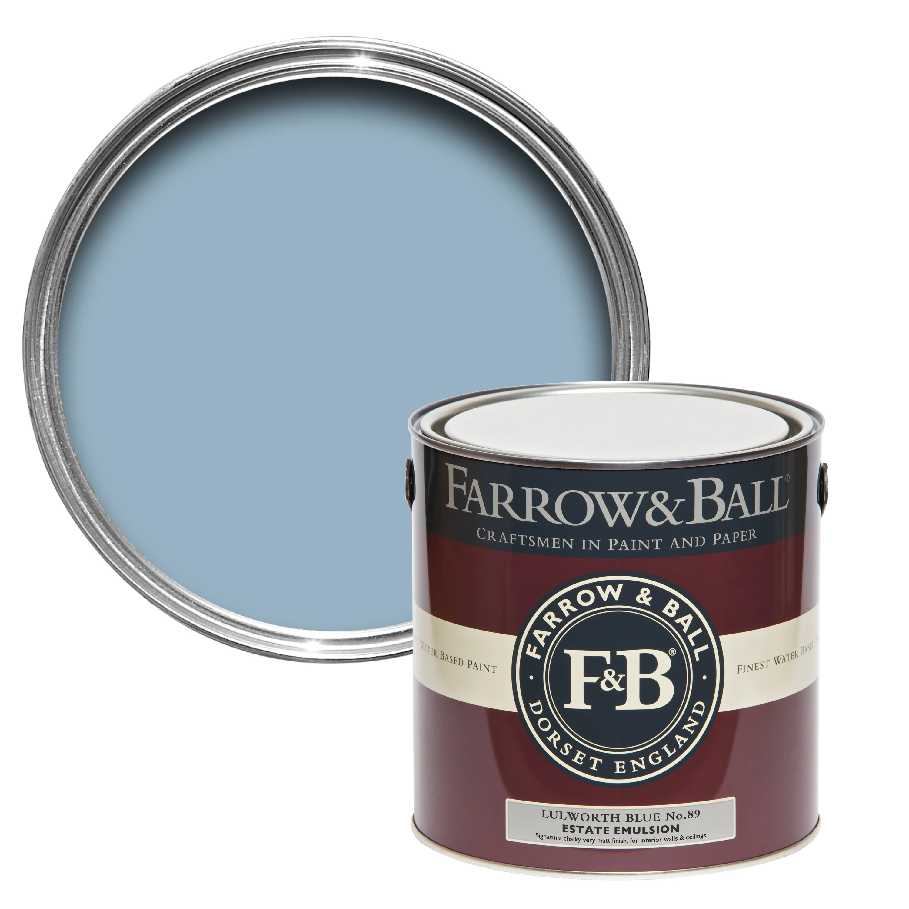 Farrow & Ball 5L Modern Eggshell Lulworth Blue No.89