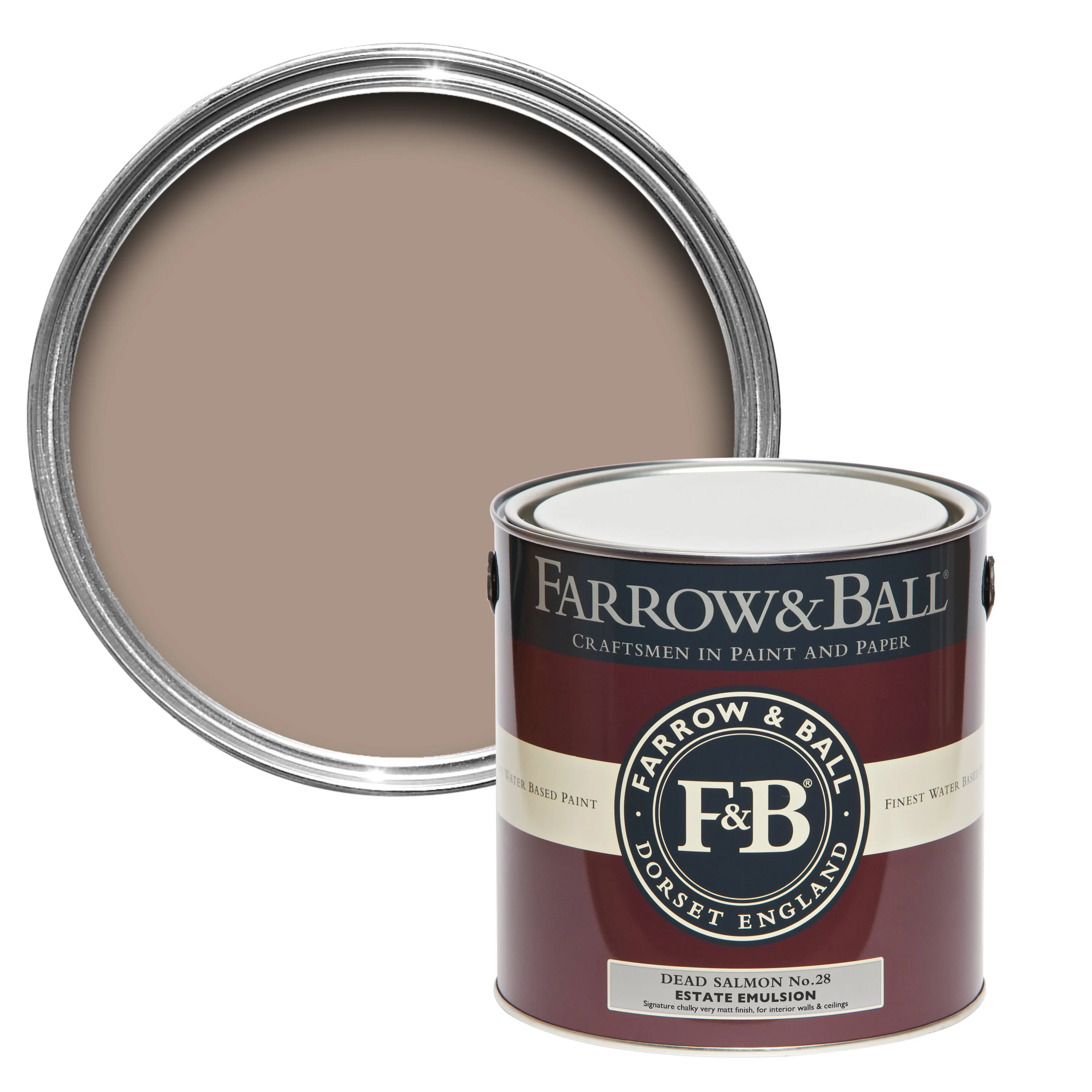 Farrow & Ball 5L Modern Emulsion Dead Salmon No.28