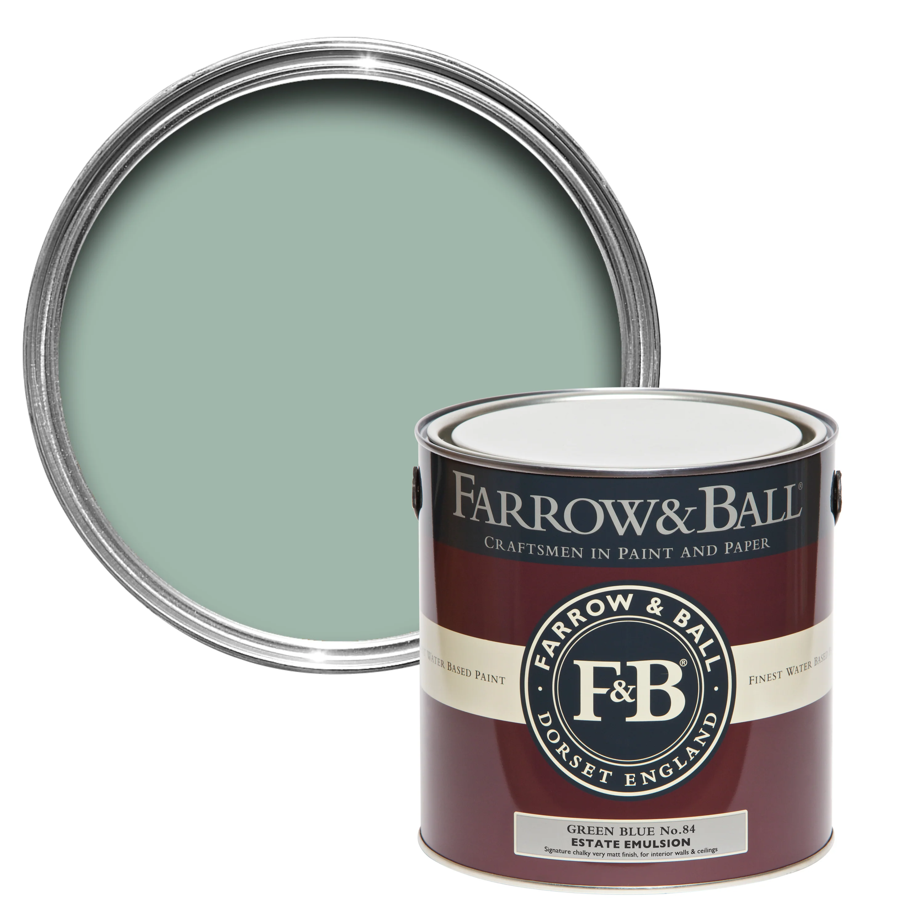 Farrow & Ball 5L Modern Emulsion Green Blue No.84