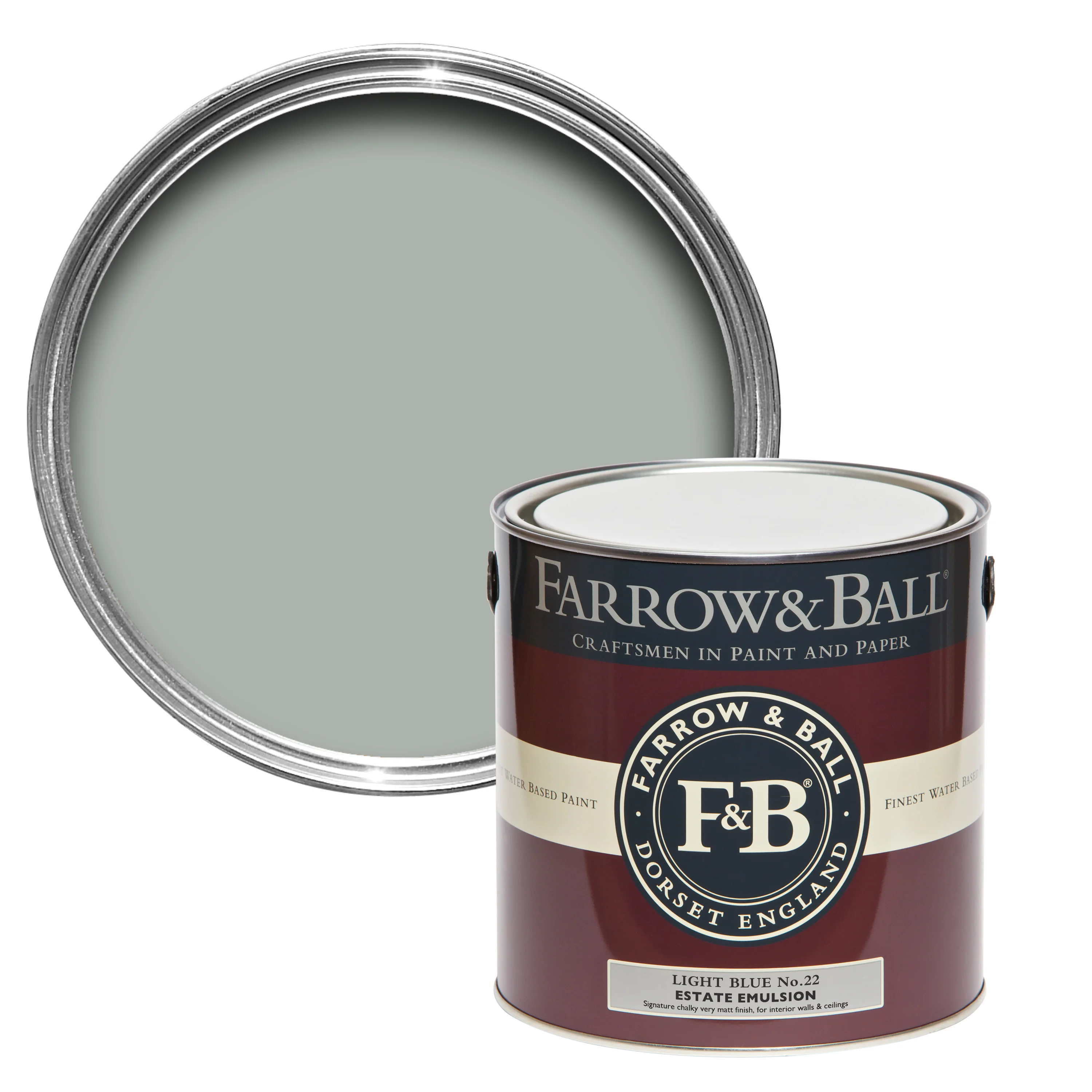 Farrow & Ball 5L Modern Emulsion Light Blue No.22
