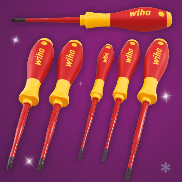 Wiha 6 Piece Slimfix VDE Screwdriver Set - Image 2