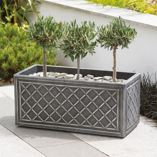 Stewart Trough Planter Lead Effect - 70cm - Image 2
