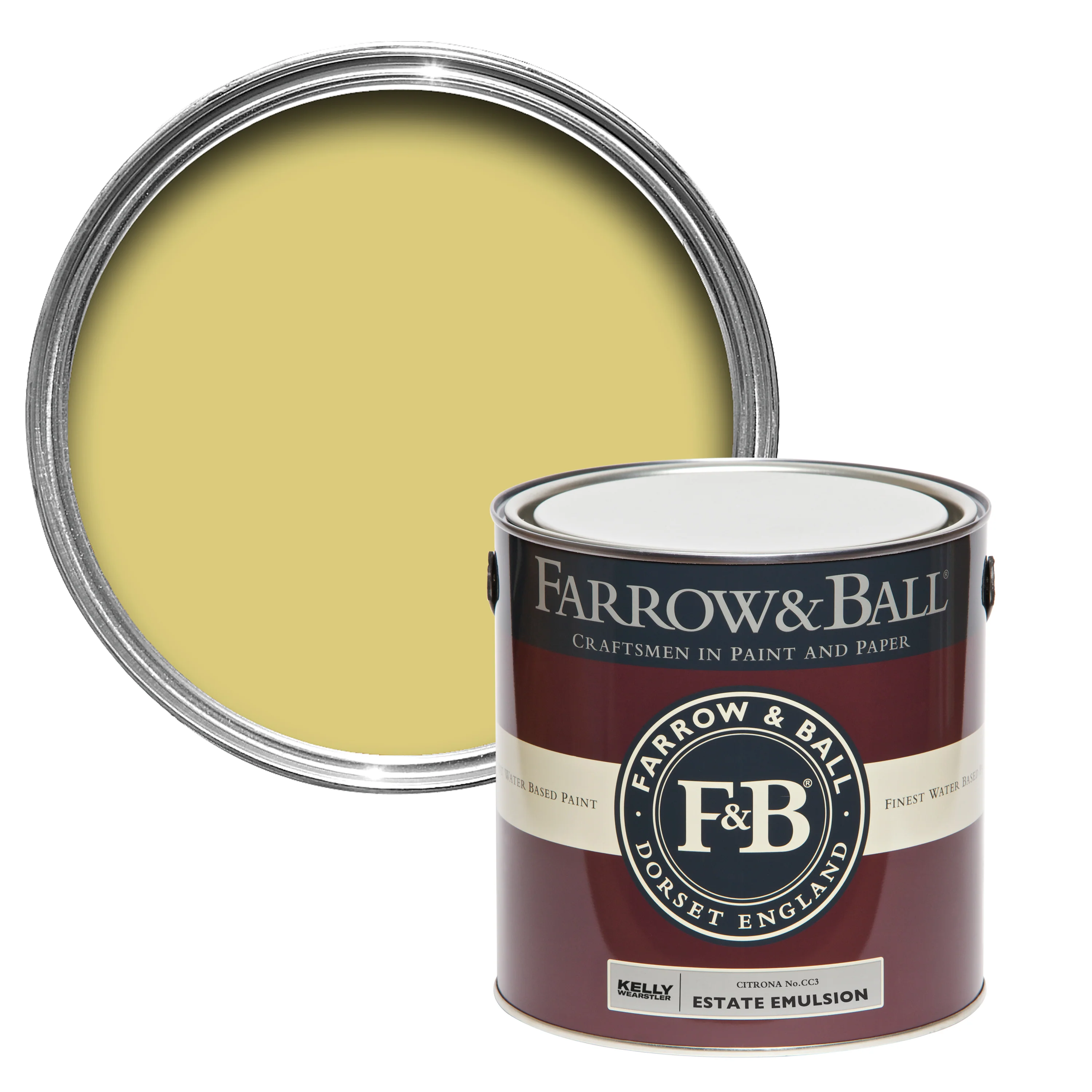 Farrow & Ball 750ml Estate Eggshell Citrona No.CC3