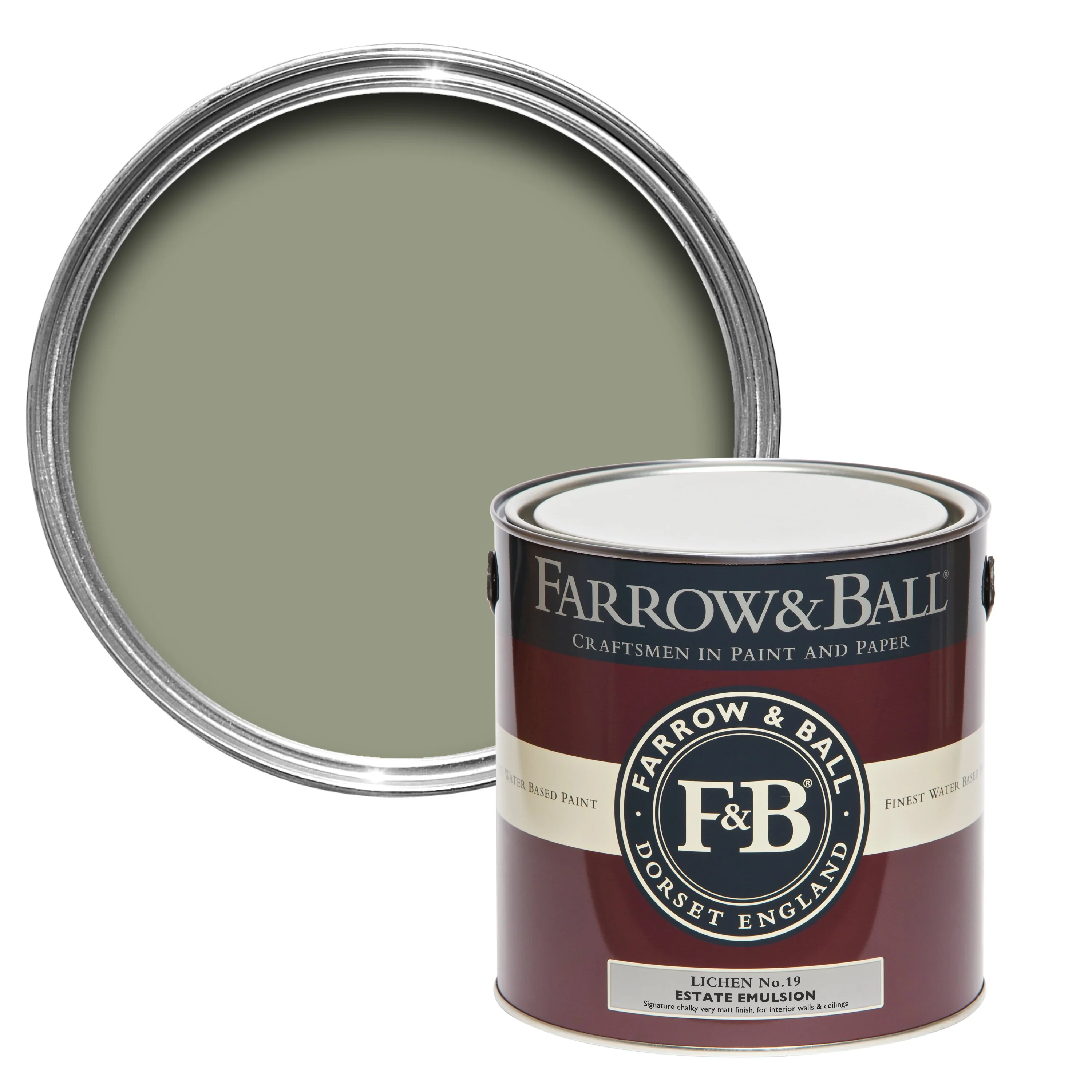 Farrow & Ball 750ml Estate Eggshell Lichen No.19