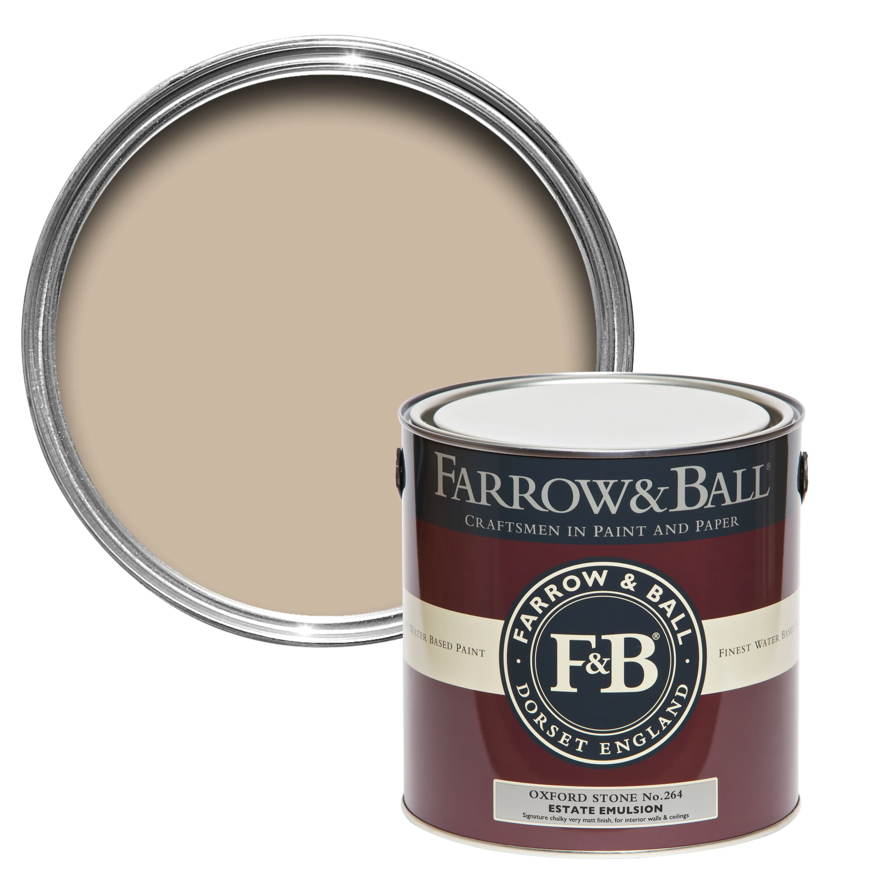 Farrow & Ball 750ml Estate Eggshell Oxford Stone No.264