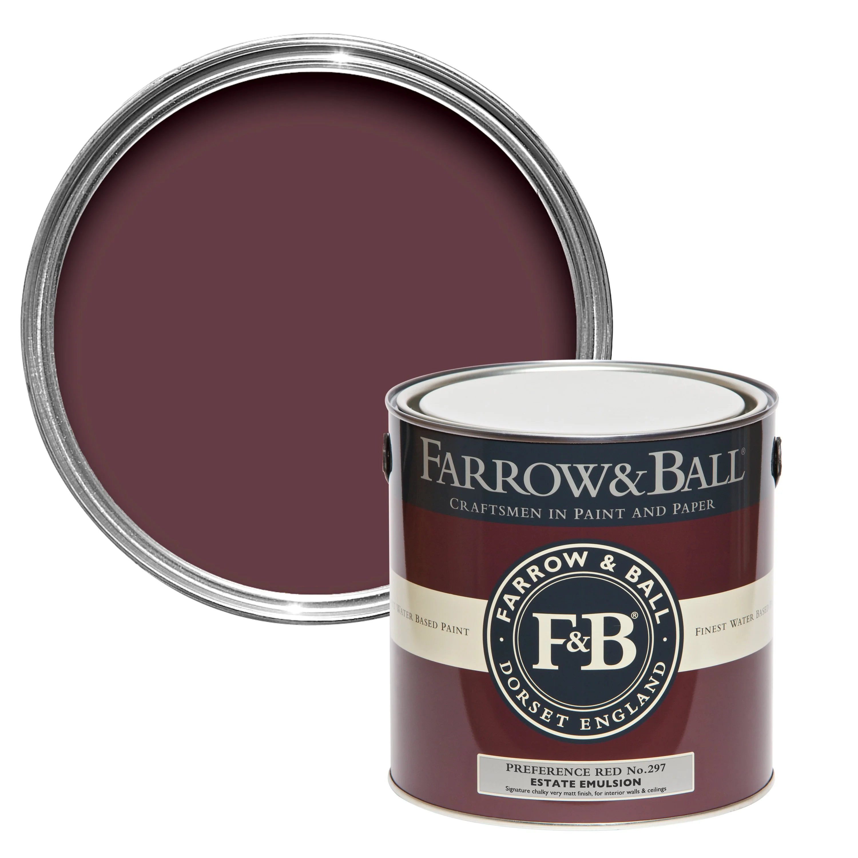 Farrow & Ball 750ml Estate Eggshell Preference Red No.297
