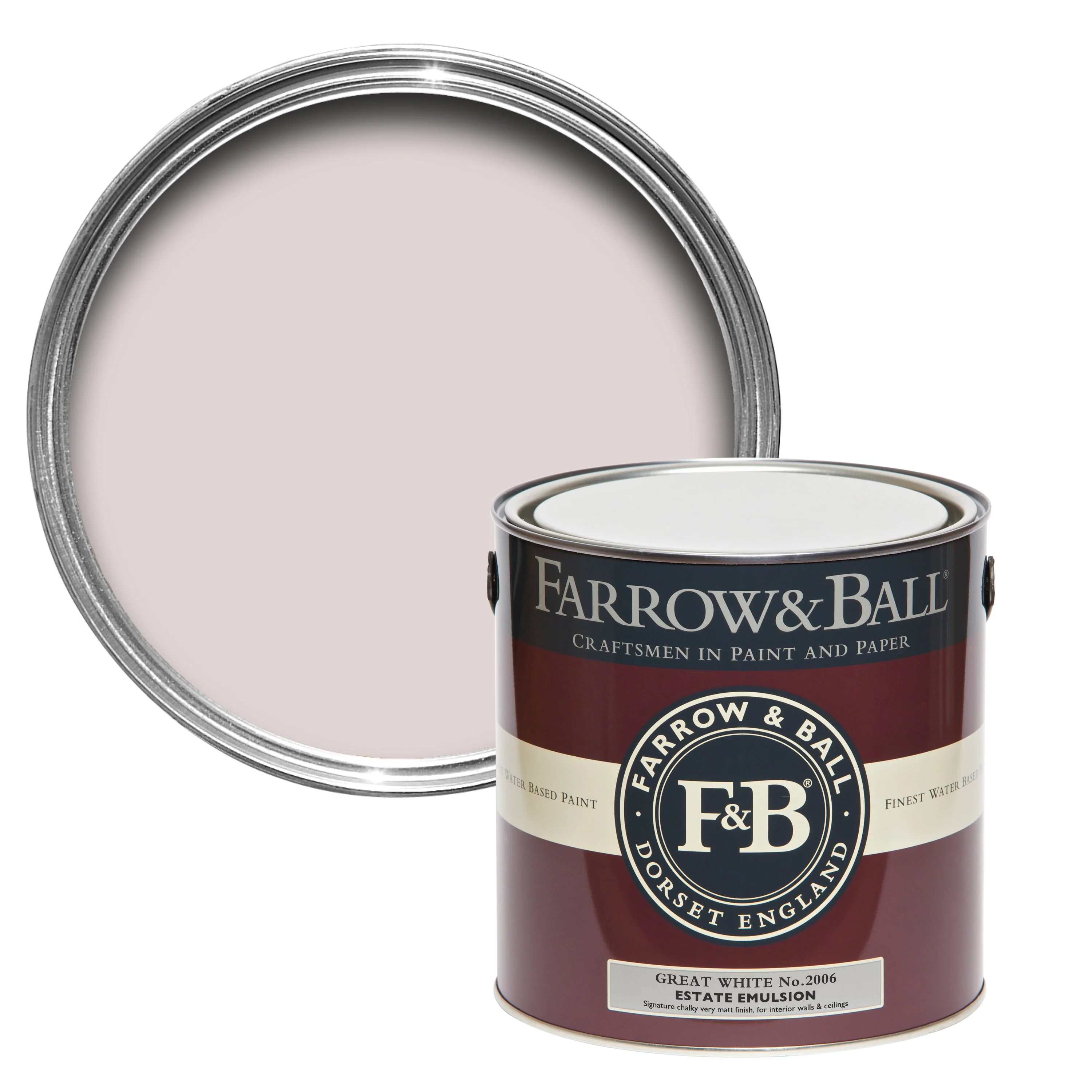 Farrow & Ball 750ml Exterior Eggshell Great White No.2006