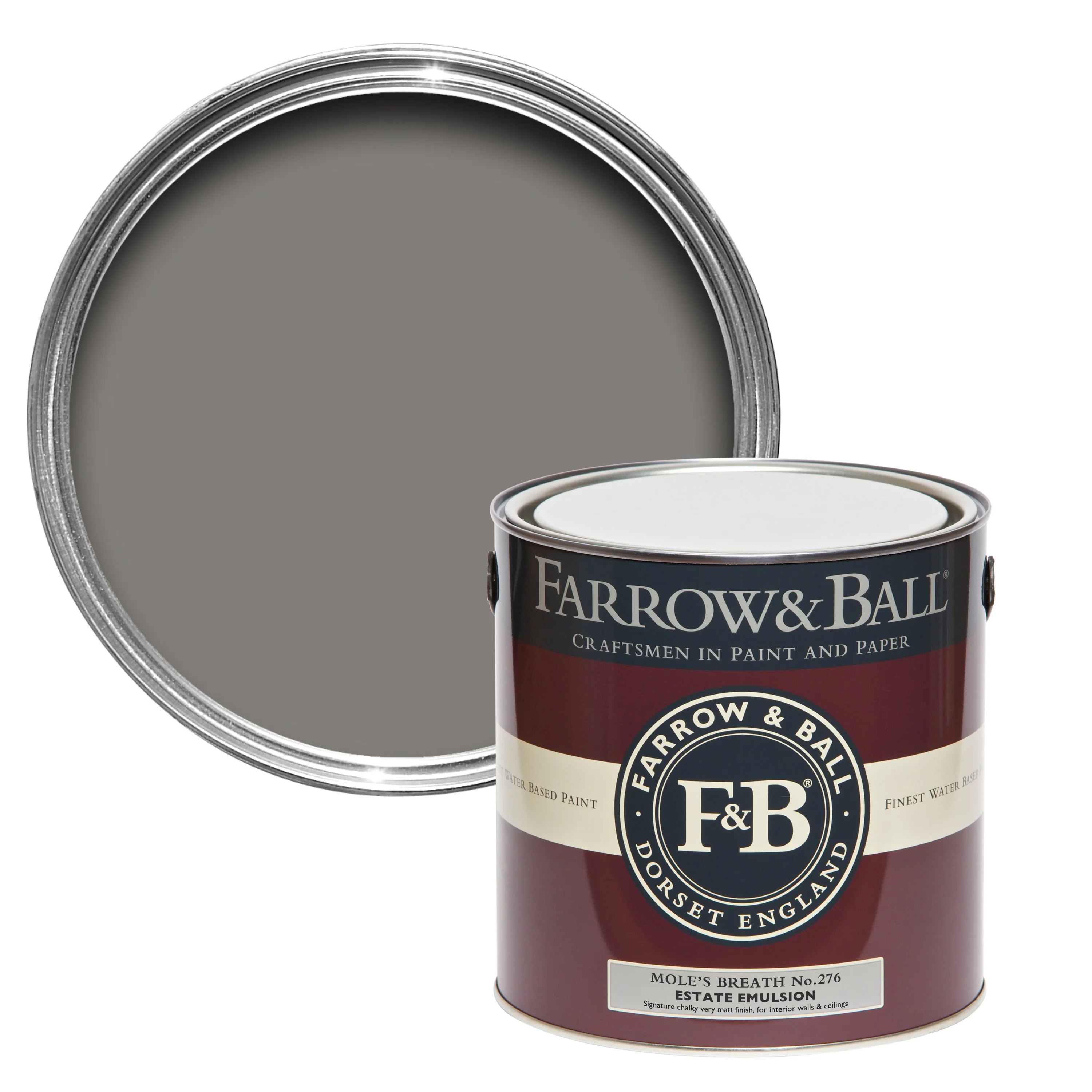 Farrow & Ball 750ml Exterior Eggshell Moles Breath No.276