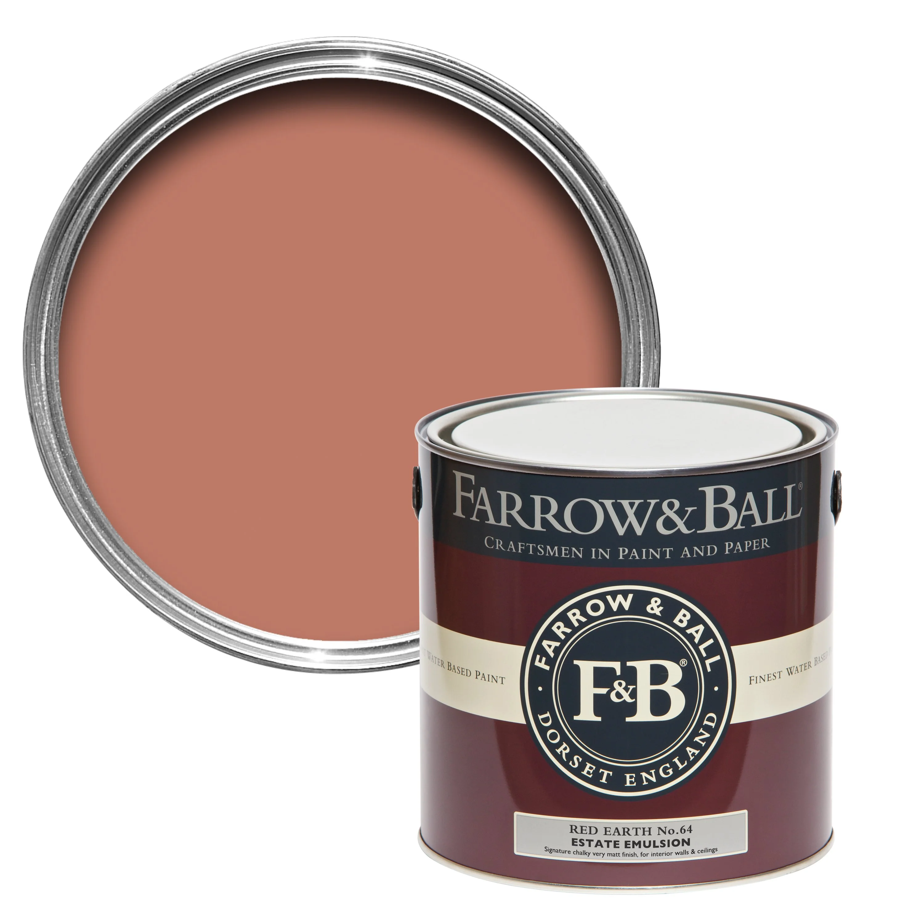 Farrow & Ball 750ml Exterior Eggshell Red Earth No.64