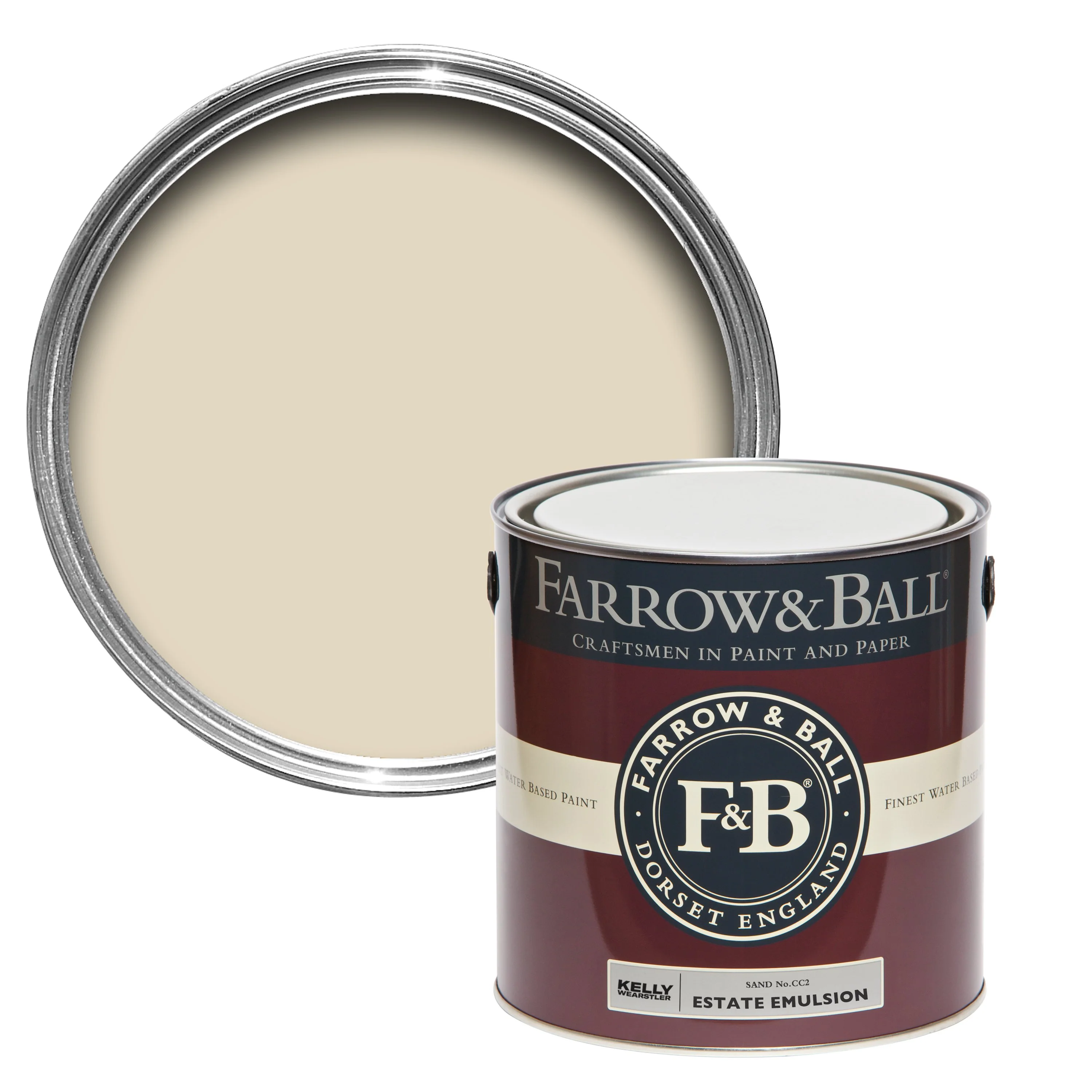 Farrow & Ball 750ml Exterior Eggshell Sand No.CC2