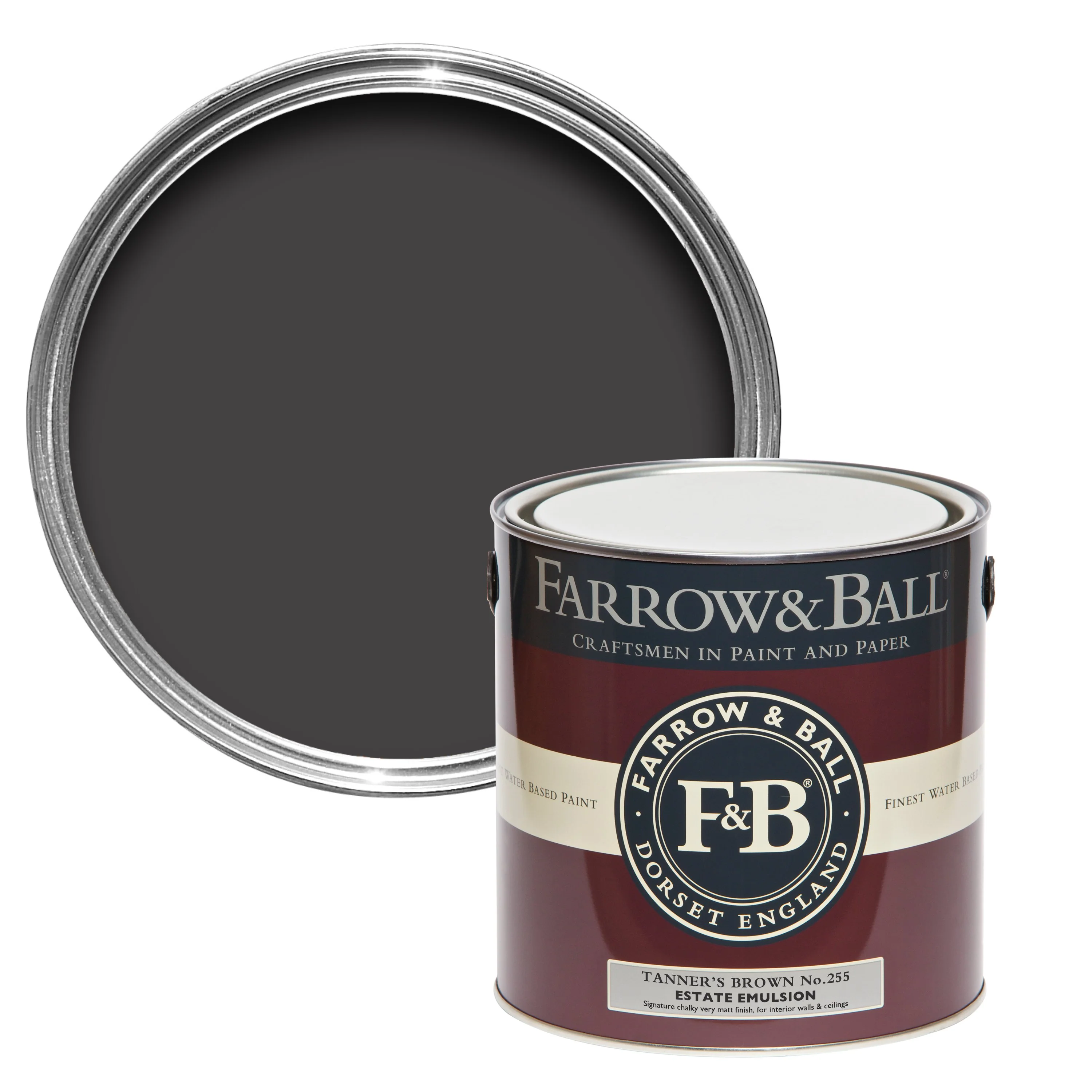 Farrow & Ball 750ml Exterior Eggshell Tanners Brown No.255
