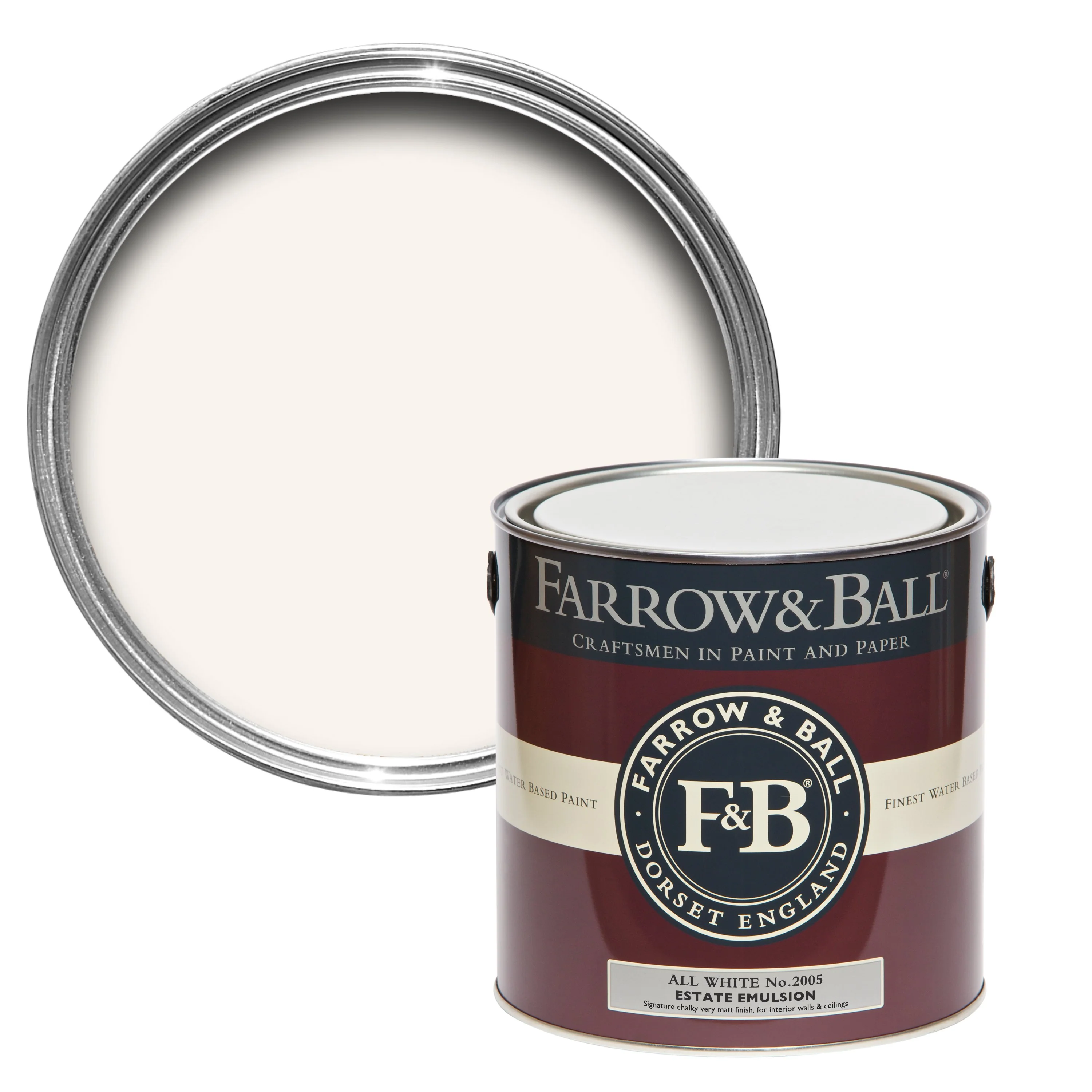 Farrow & Ball 750ml Full Gloss All White No.2005