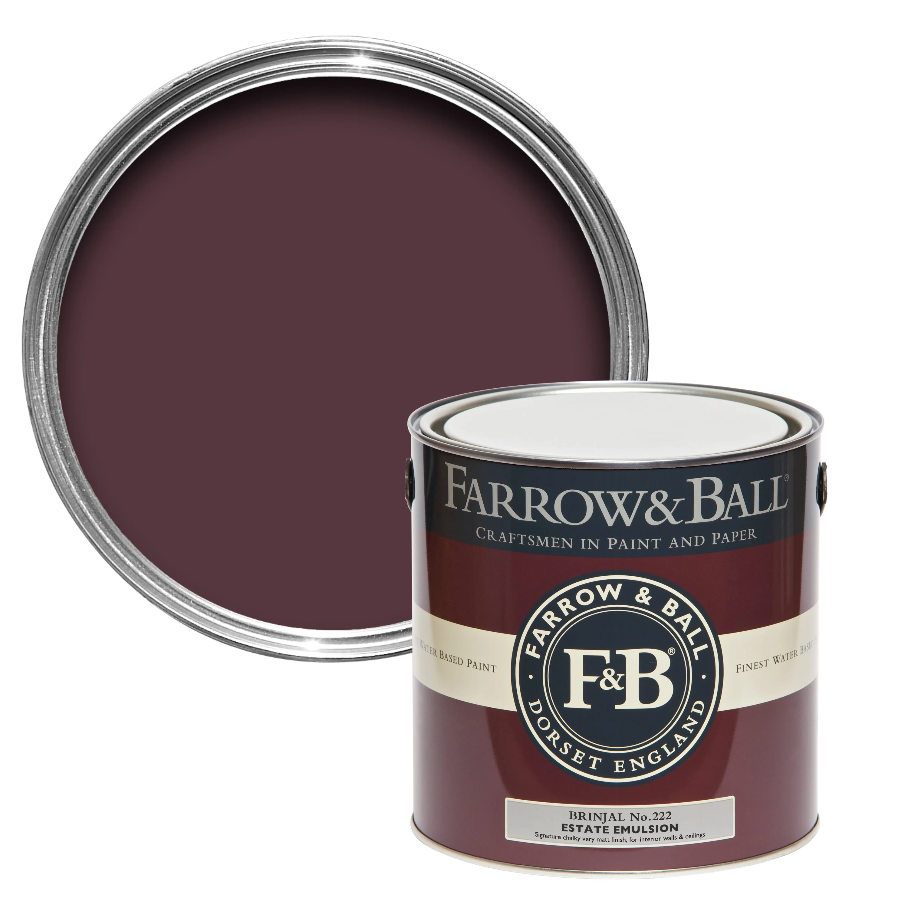 Farrow & Ball 750ml Full Gloss Brinjal No.222