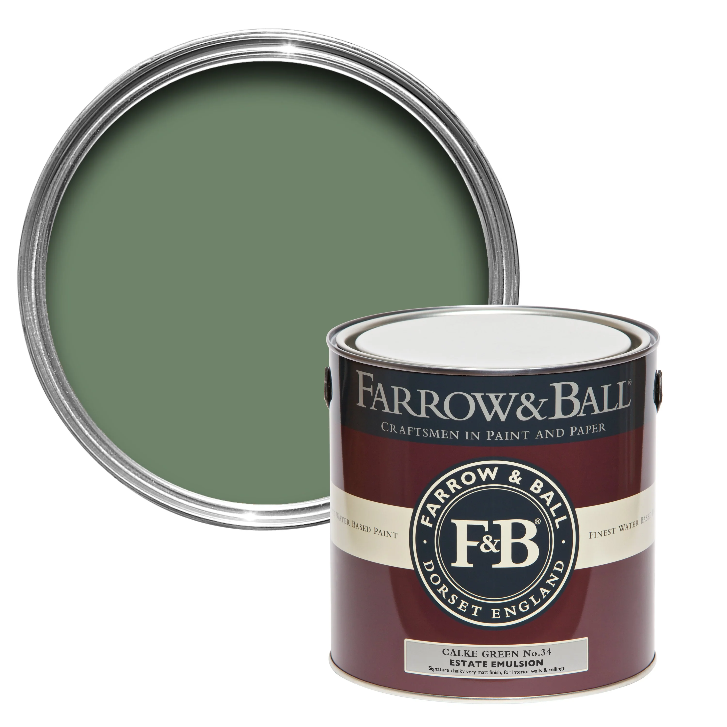 Farrow & Ball 750ml Full Gloss Calke Green No.34