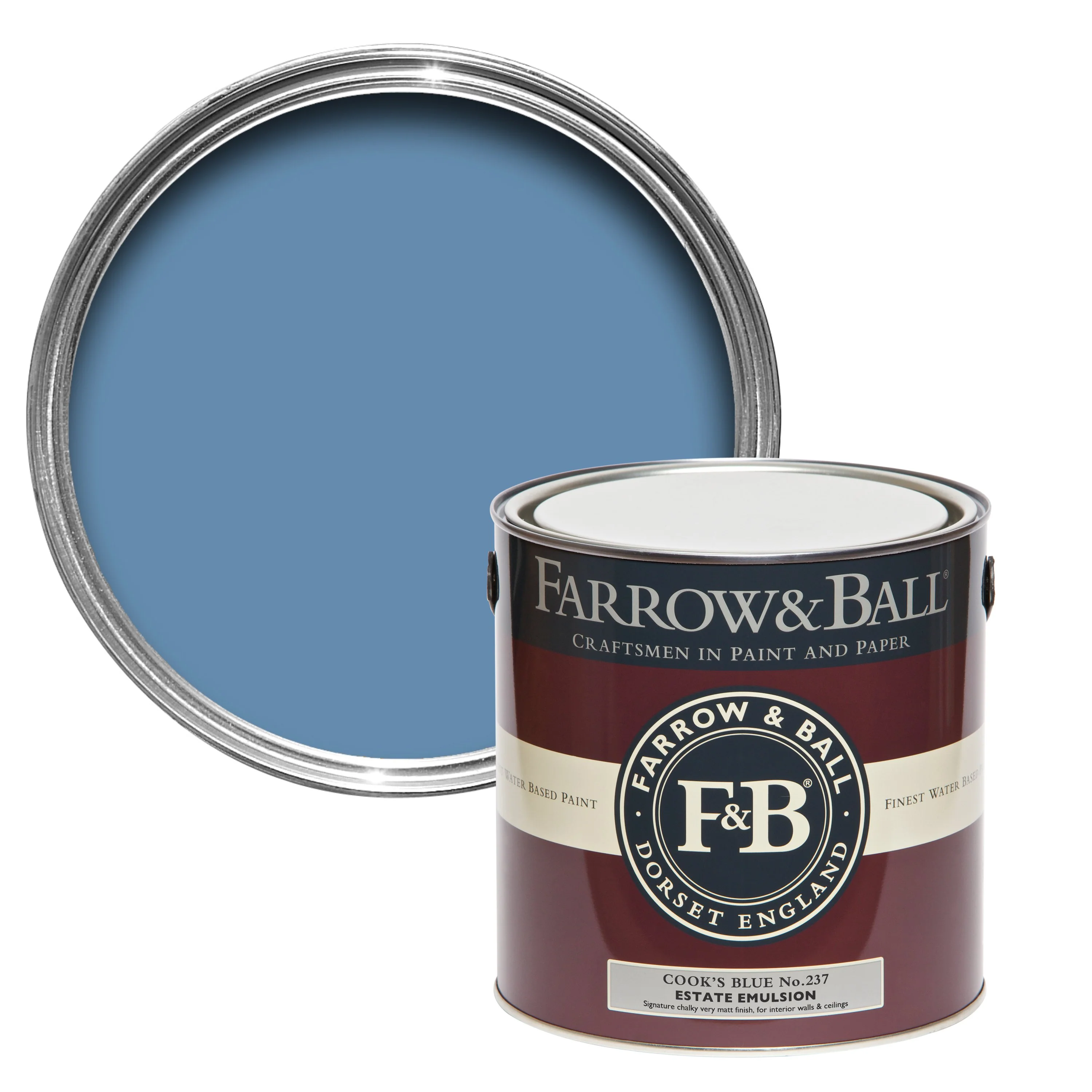 Farrow & Ball 750ml Full Gloss Cooks Blue No.237