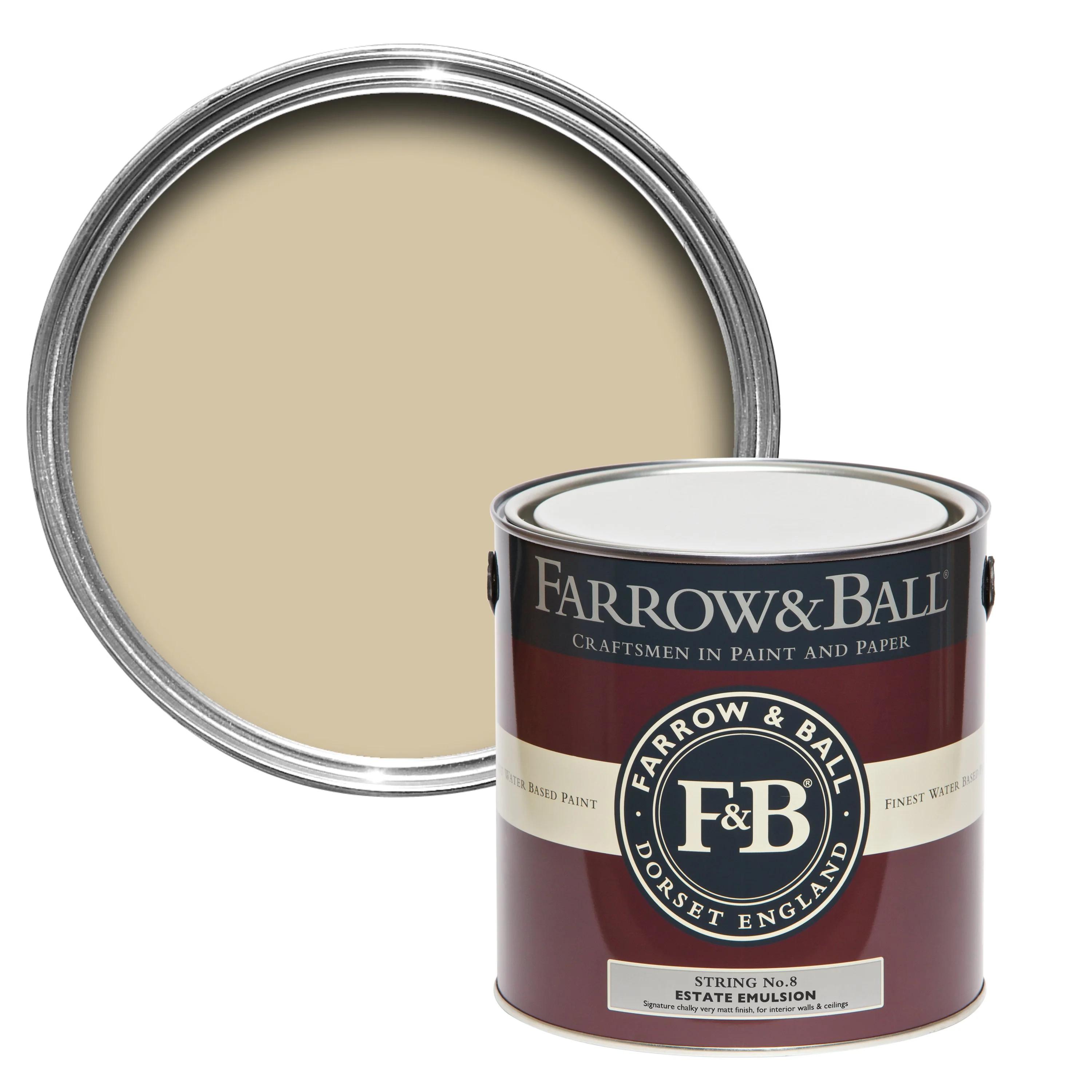Farrow & Ball 750ml Modern Eggshell String No.8
