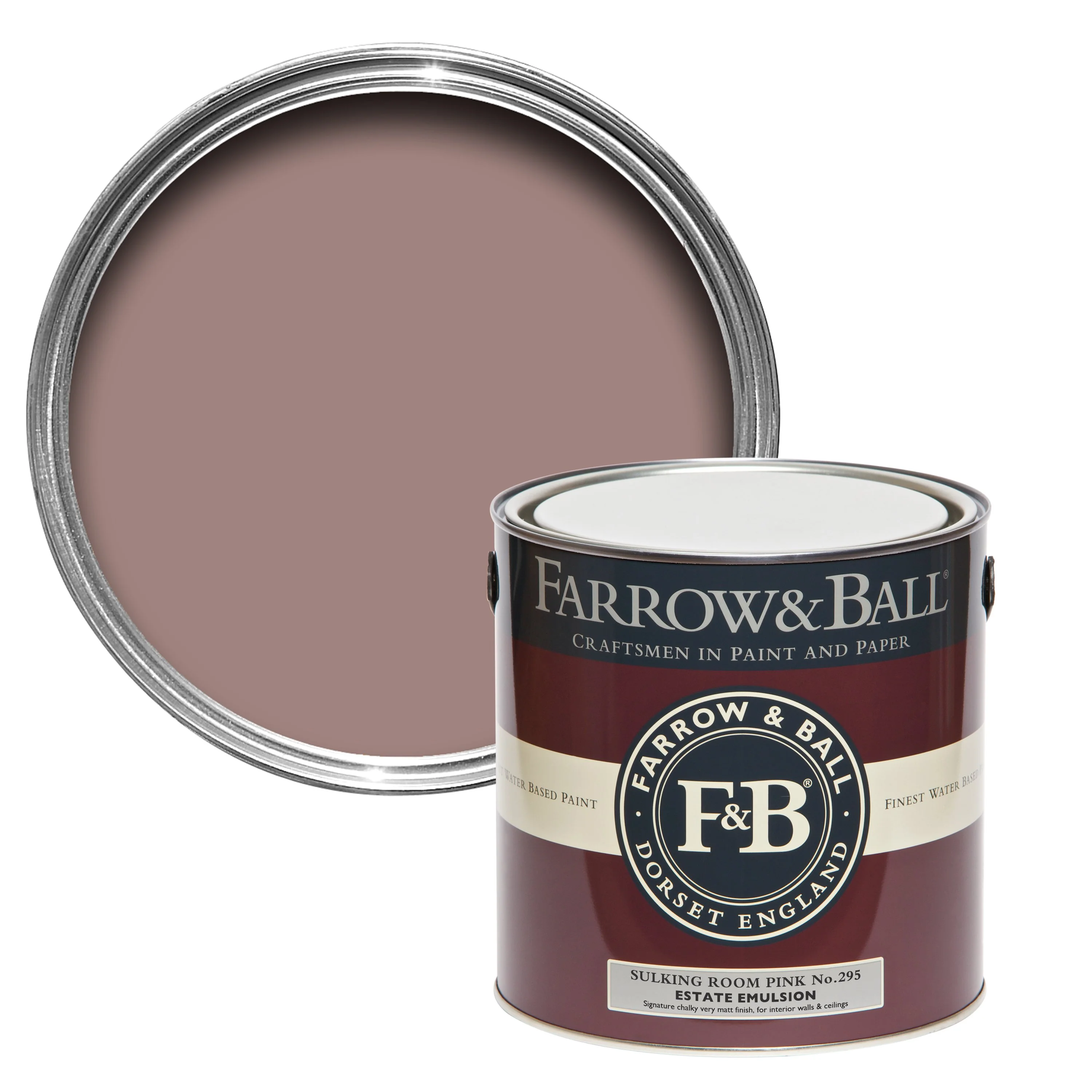 Farrow & Ball 750ml Modern Eggshell Sulking Room Pink No.295