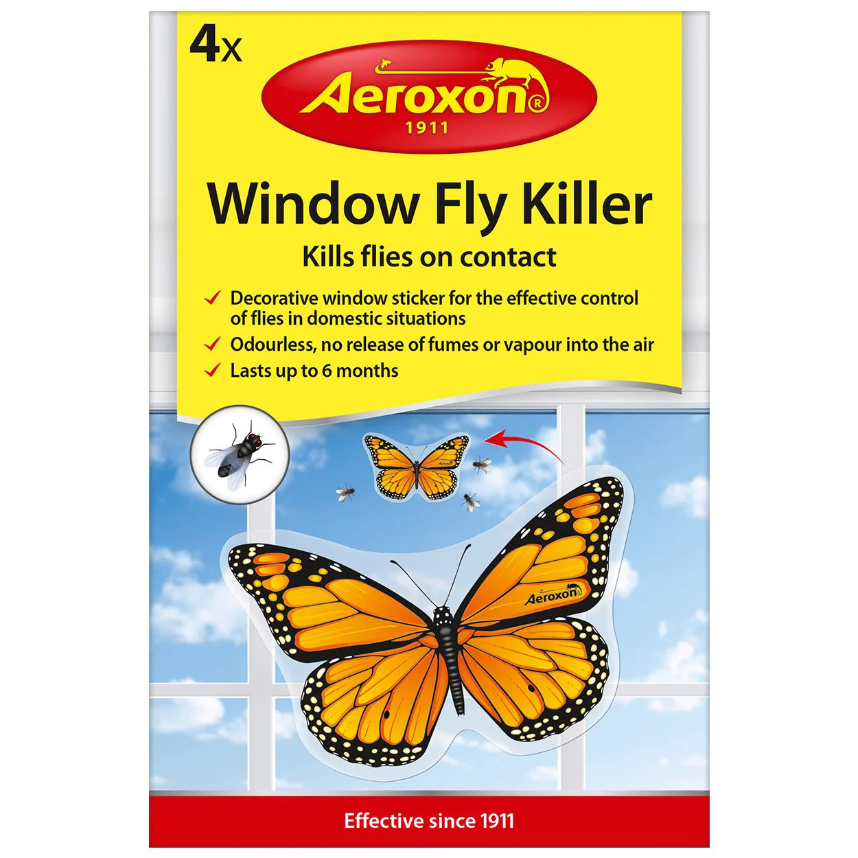 Aeroxon Window Fly Killer Stickers - Image 4