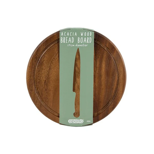 Apollo Acacia Bread Board 25cm Round