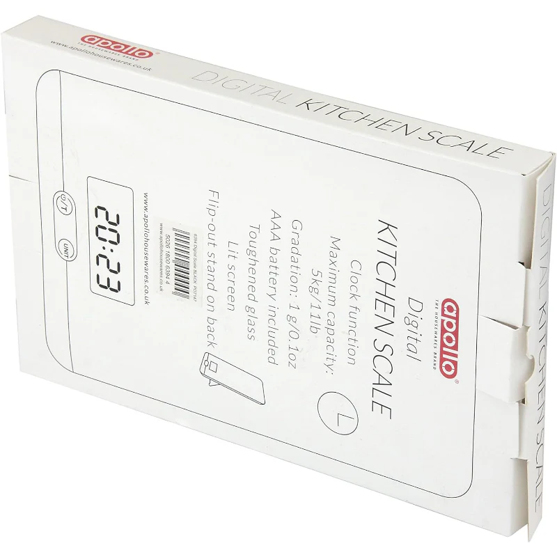 Apollo Digital Kitchen Scales Black - Image 3