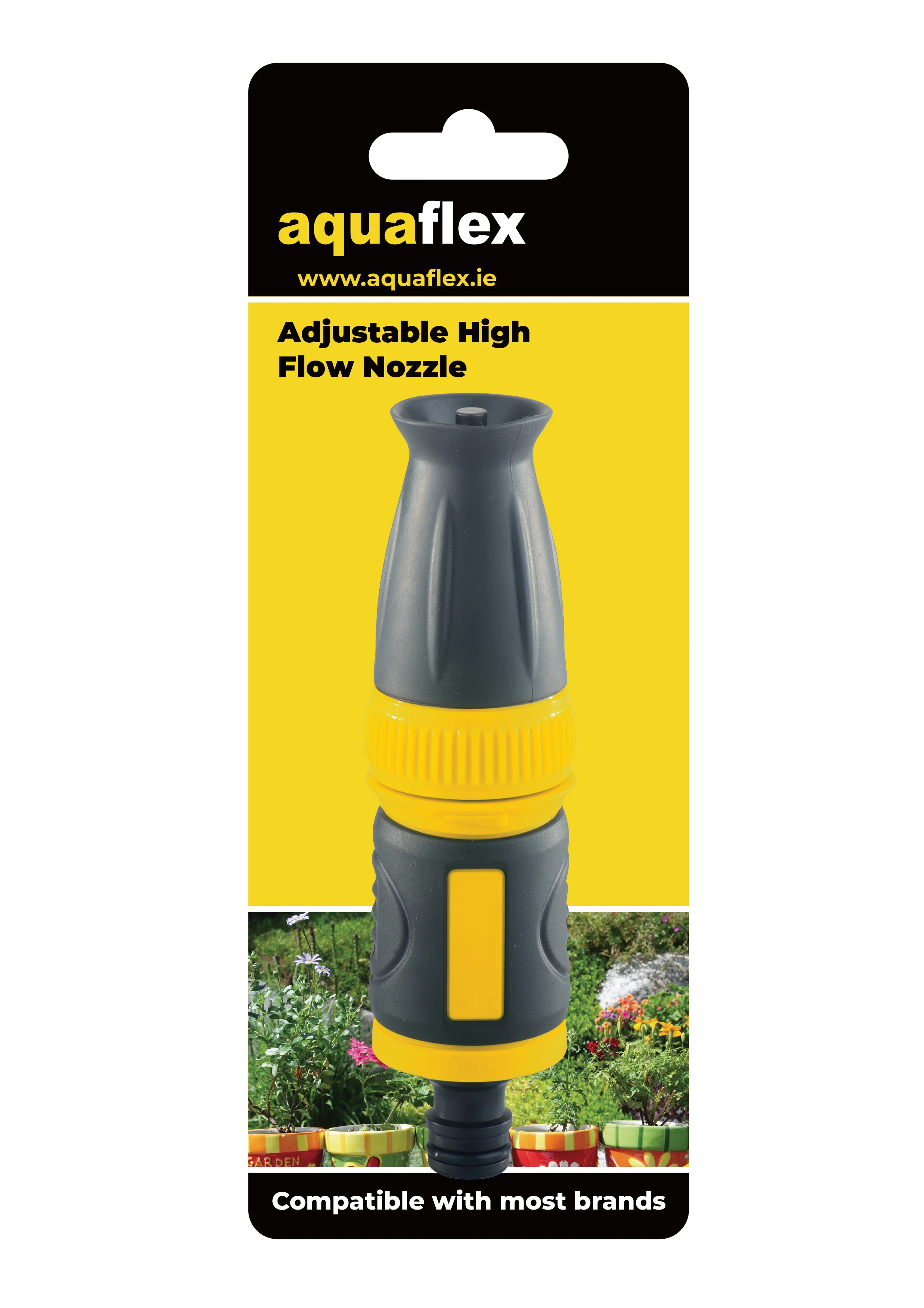 Aquaflex Adjustable High Flow Nozzle 1/2"