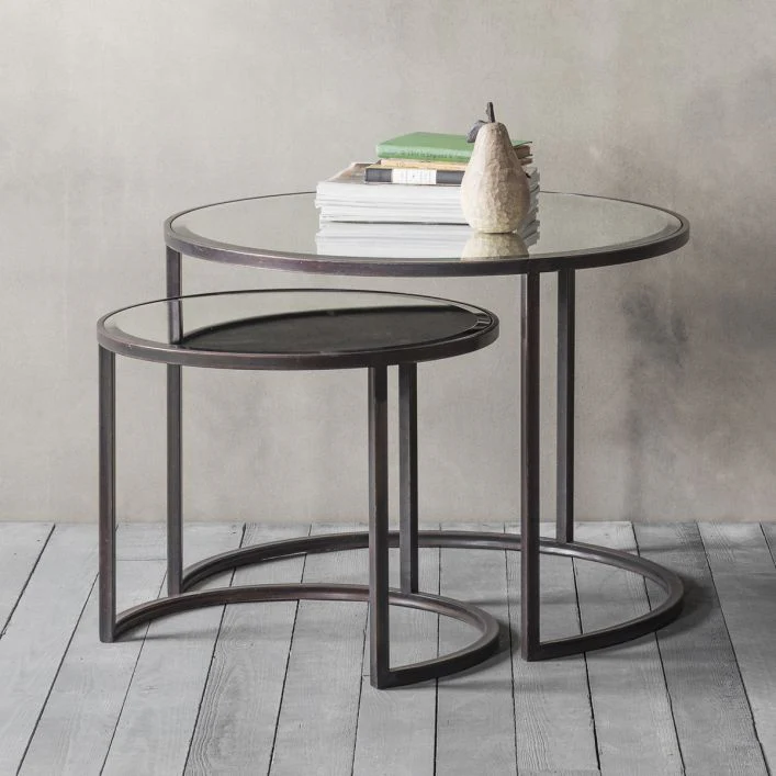 Argyle Coffee Table Nest of 2 - Bronze - Image 2
