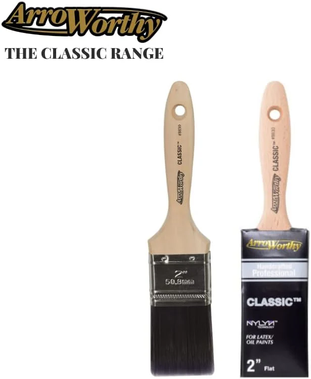 ArroWorthy Classic Flat Paint Brush 2 Inch - Image 2