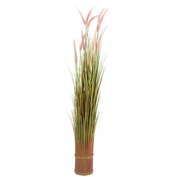 Artificial Faux Bouquet - Lilac Grass Tails 120 cm - Image 2