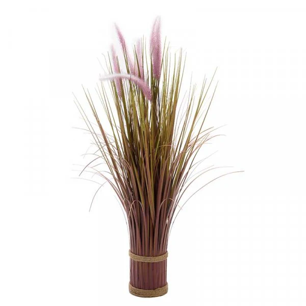 Artificial Faux Bouquet - Lilac Grass Tails 70 cm