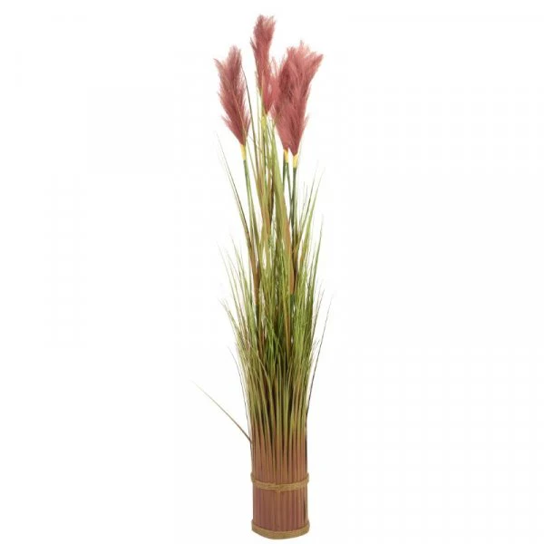 Artificial Faux Bouquet - Purple Pampas 120 cm - Image 2