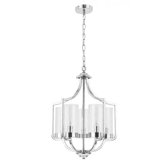 Ashley 5 Light Pendant Polished Chrome - Image 2