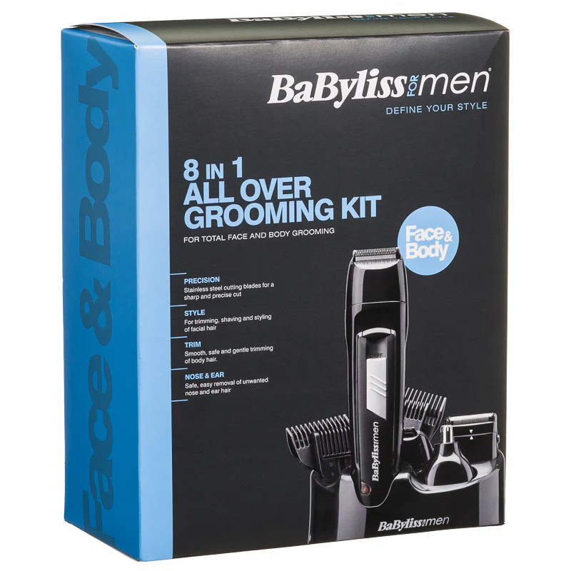 BaByliss Men 8-in-1 All Over Grooming Kit