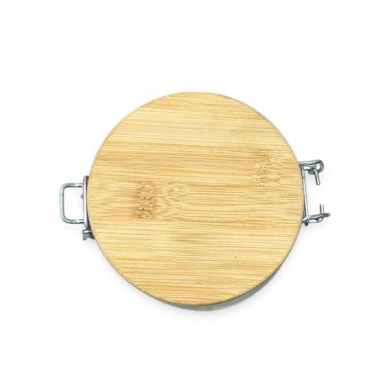 Bamboo Glass Storage Jar 33cm 1.9L - Image 3