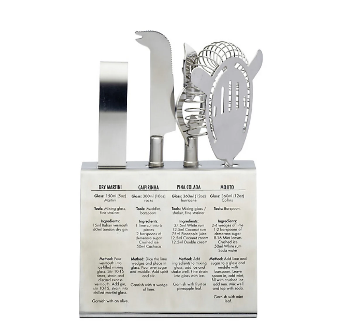 Barcraft 5 Piece Cocktail Tool Set - Image 3